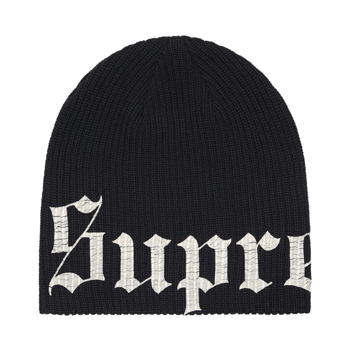 슈프림 올드 잉글리쉬 프린티드 비니 블랙 - 25SS(Supreme Old English Printed Beanie Black - 25SS)