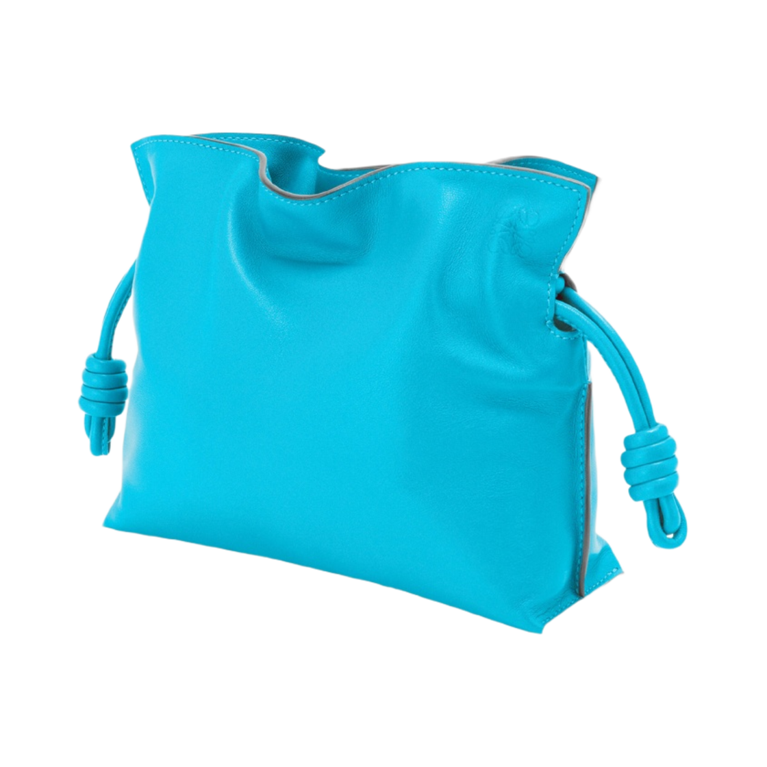 로에베 미니 플라멩코 클러치 나파 카프스킨 시안(Loewe Mini Flamenco Clutch in Nappa Calfskin Cyan) - 2