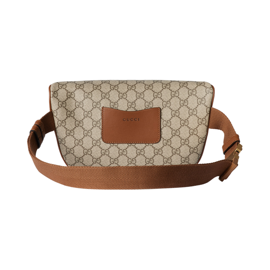 구찌 GG 엠블럼 미디움 벨트백 베이지 다크 브라운(Gucci GG Emblem Medium Belt Bag Beige Dark Brown) - 3