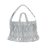 ACOC M Tiered Cross Bag Silver
