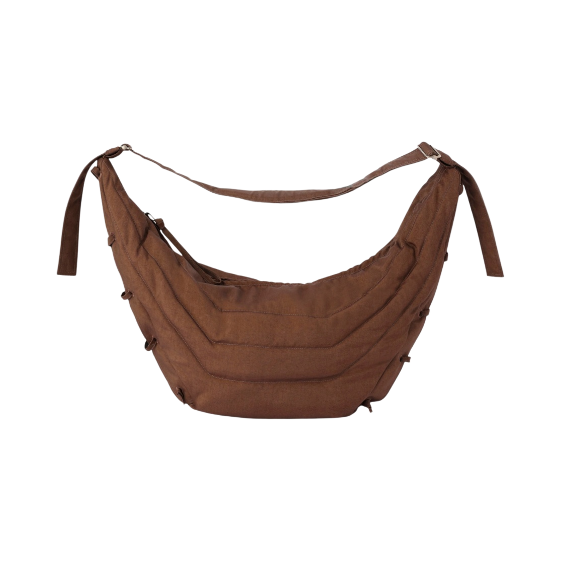 르메르 소프트 크로스바디백 테크니컬 캔버스 어스 브라운(Lemaire Soft Crossbody Bag Technical Canvas Earth Brown) - 1