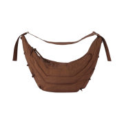 Lemaire Soft Crossbody Bag Technical Canvas Earth Brown