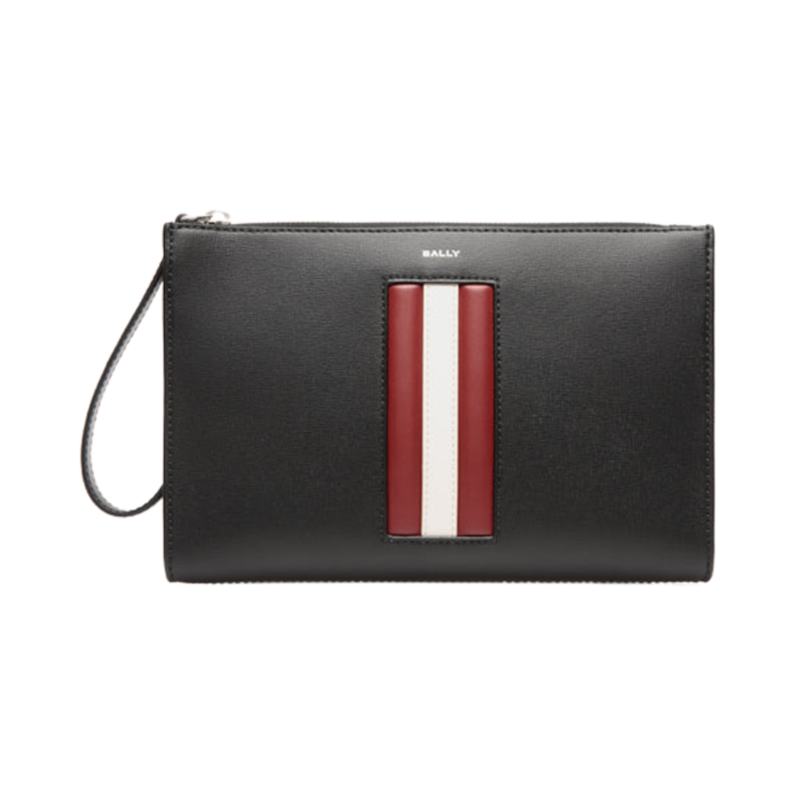 발리 미토스 리사이클 레더 파우치 블랙(Bally Mythos Recycled Leather Pouch Black)