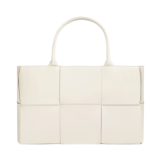 Bottega Veneta Medium Arco Tote Bag White Black