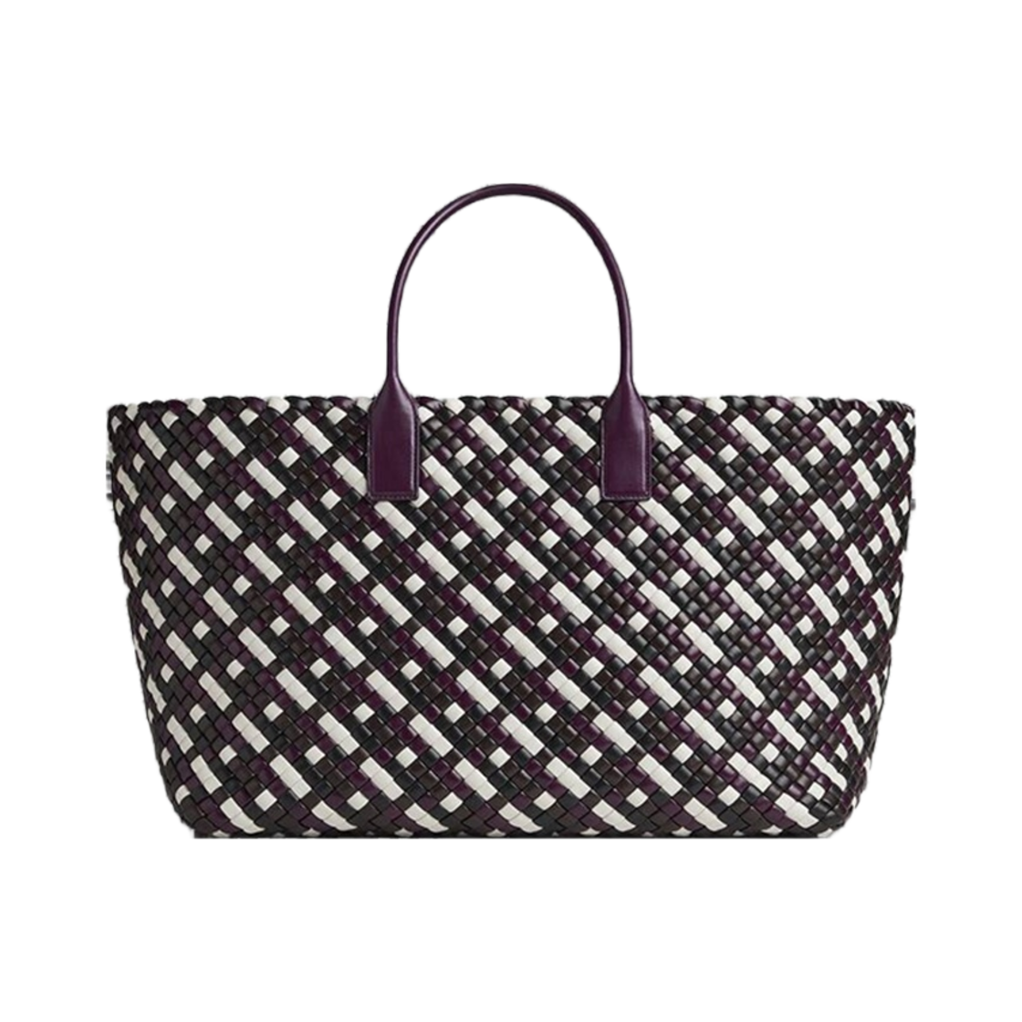 보테가 베네타 라지 카밧 다크 미스틱 믹스(Bottega Veneta Large Cabat Dark Mystic Mix) - 1