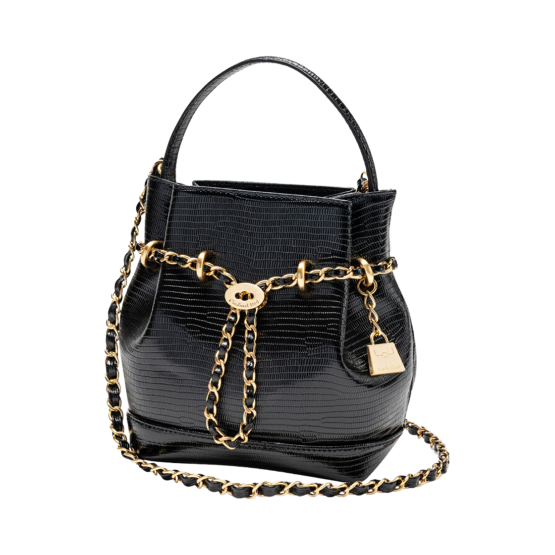 카디널 레드 벨백 블랙 골드(Cardinal Red Bell Bag Black Gold) - 1