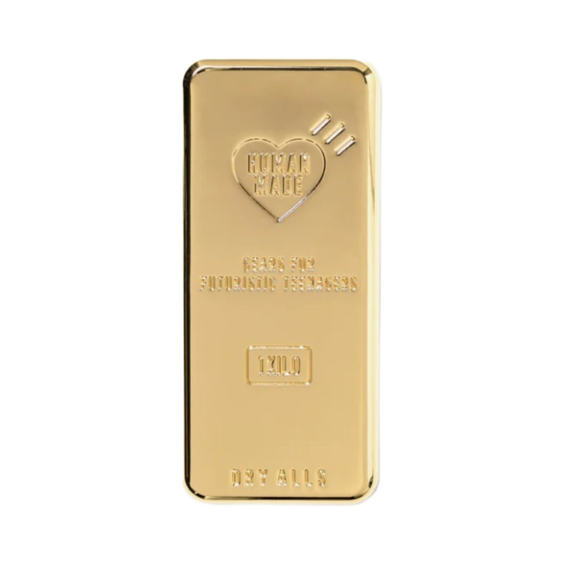 HM25GD127 Human Made Gold Bar Paperweight Gold