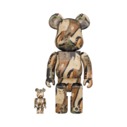 Bearbrick Sharaku Toshusai 3 Generation Otani Oniji Yakko Edobei 100% & 400% Set