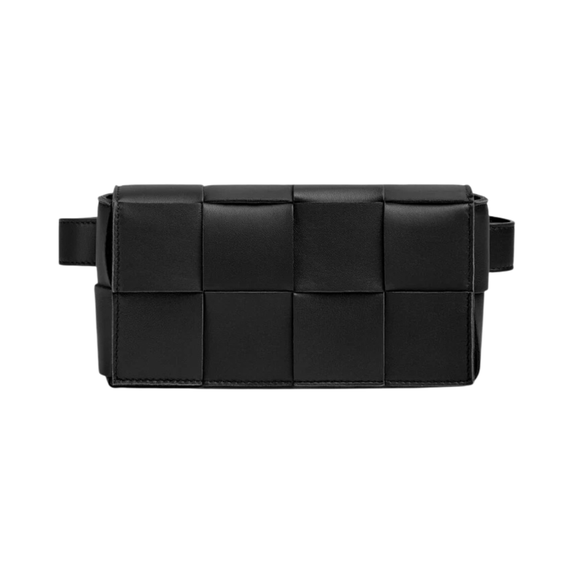 보테가 베네타 미니 램스킨 레더 벨트 카세트백 블랙(Bottega Veneta Mini Lambskin Leather Belt Cassette Black) - 1