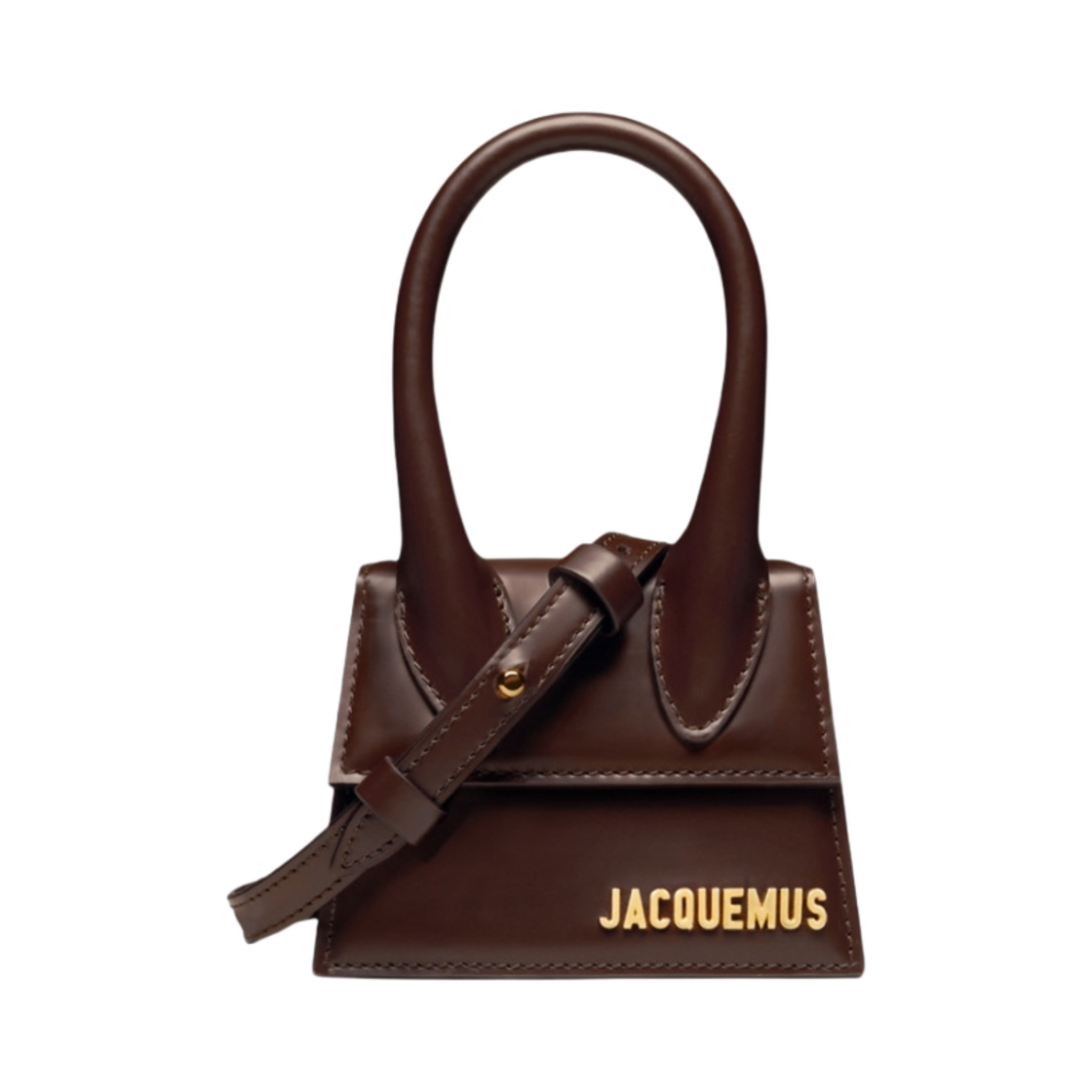 자크뮈스 르 치키토 시그니쳐 레더 미니 핸드백 브라운(Jacquemus Le Chiquito Signature Leather Mini Handbag Brown) - 1