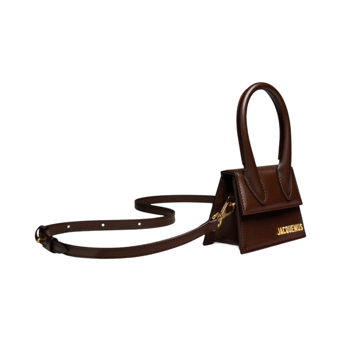 자크뮈스 르 치키토 시그니쳐 레더 미니 핸드백 브라운(Jacquemus Le Chiquito Signature Leather Mini Handbag Brown) - 2
