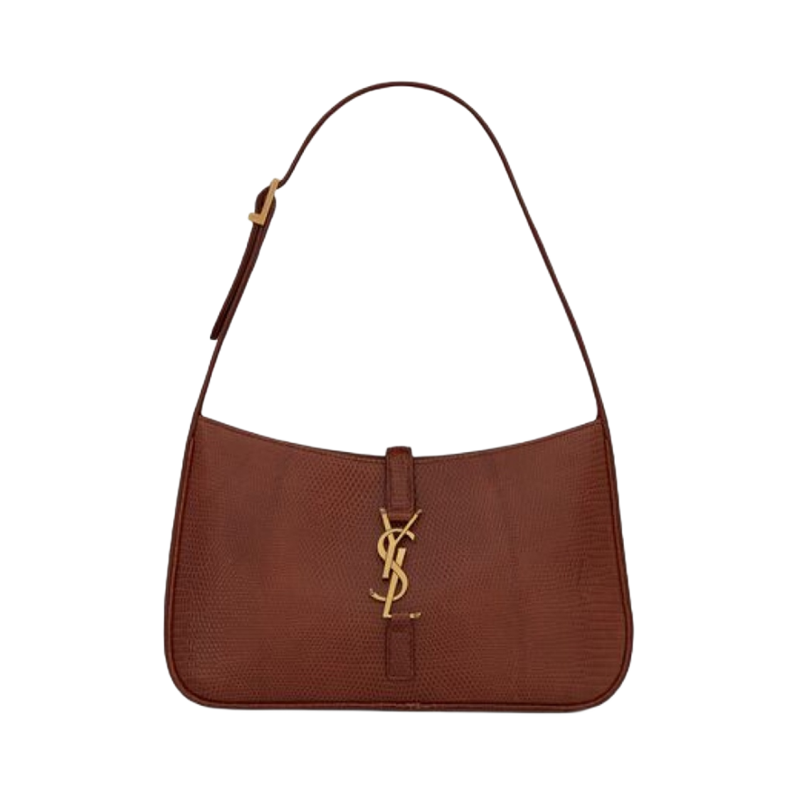 생로랑 르 5 아 7 리자드 샤이니 레더 브라운(Saint Laurent Le 5 A 7 in Lizard Shiny Leather Brown) - 1