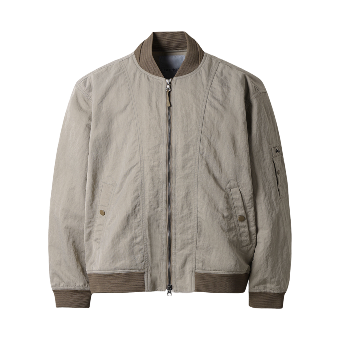 시리즈 워싱 MA 1 점퍼 라이트 베이지(Series Washing Ma-1 Jumper Light Beige)