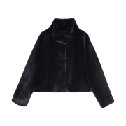 Yunse Half Mink Coat Black