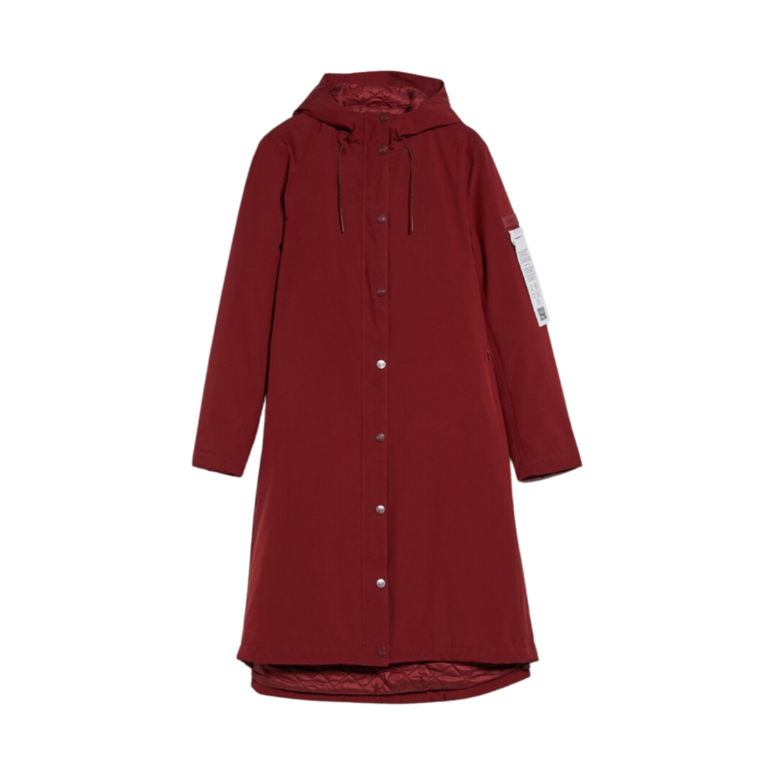 (W) 막스마라 레져 콰이어토 러버라이즈드 룩 캔버스 파카 보르도((W) Max Mara Leisure Quieto Rubberised-Look Canvas Parka Bordeaux) - 1