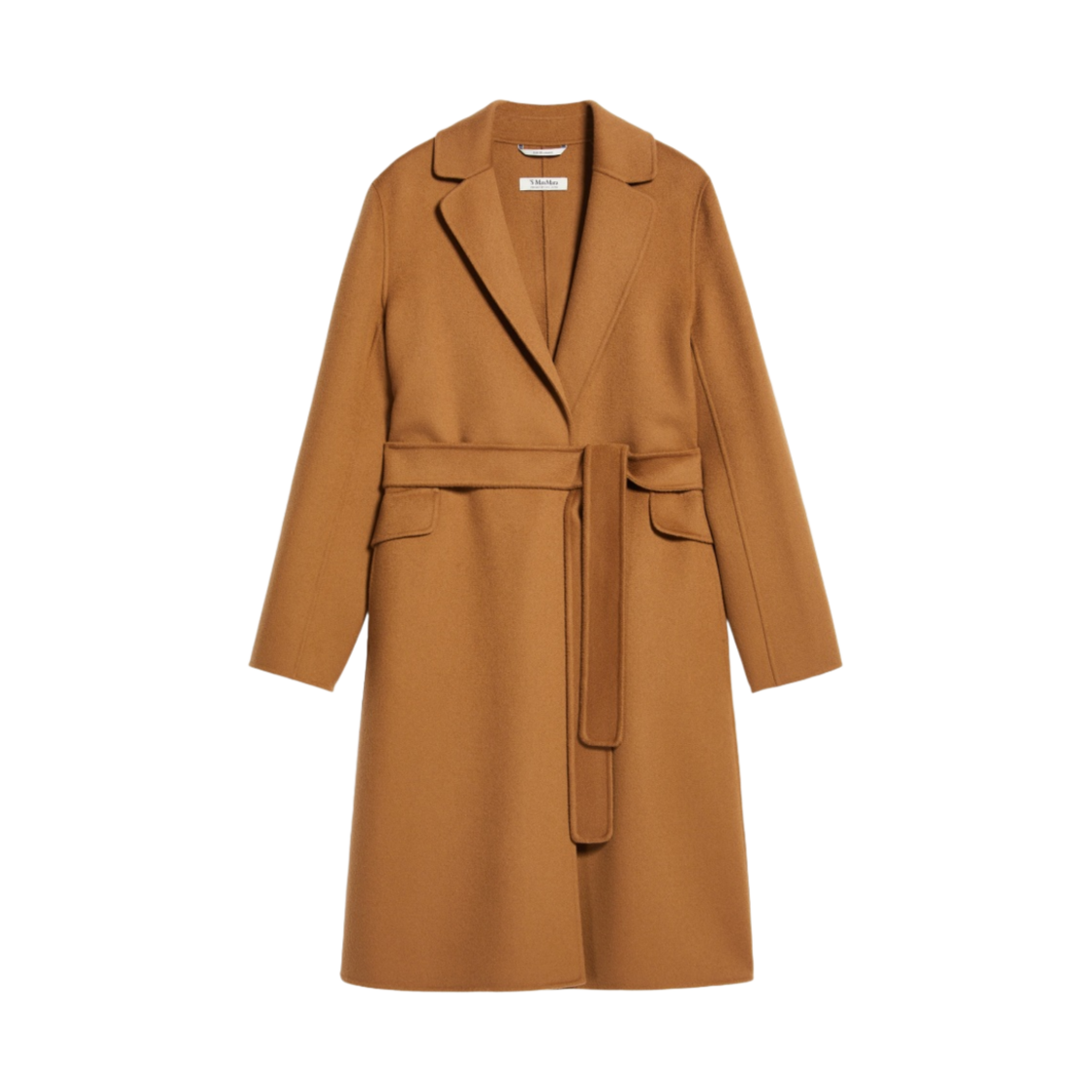 (W) S 막스마라 폴리 버진 울 코트 토바코((W) S Max Mara Polly Virgin Wool Coat Tobacco) - 1