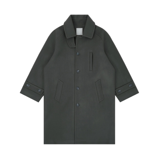 Undermycar Majanne Multi Button Oversized Wool Coat Agave - 22FW