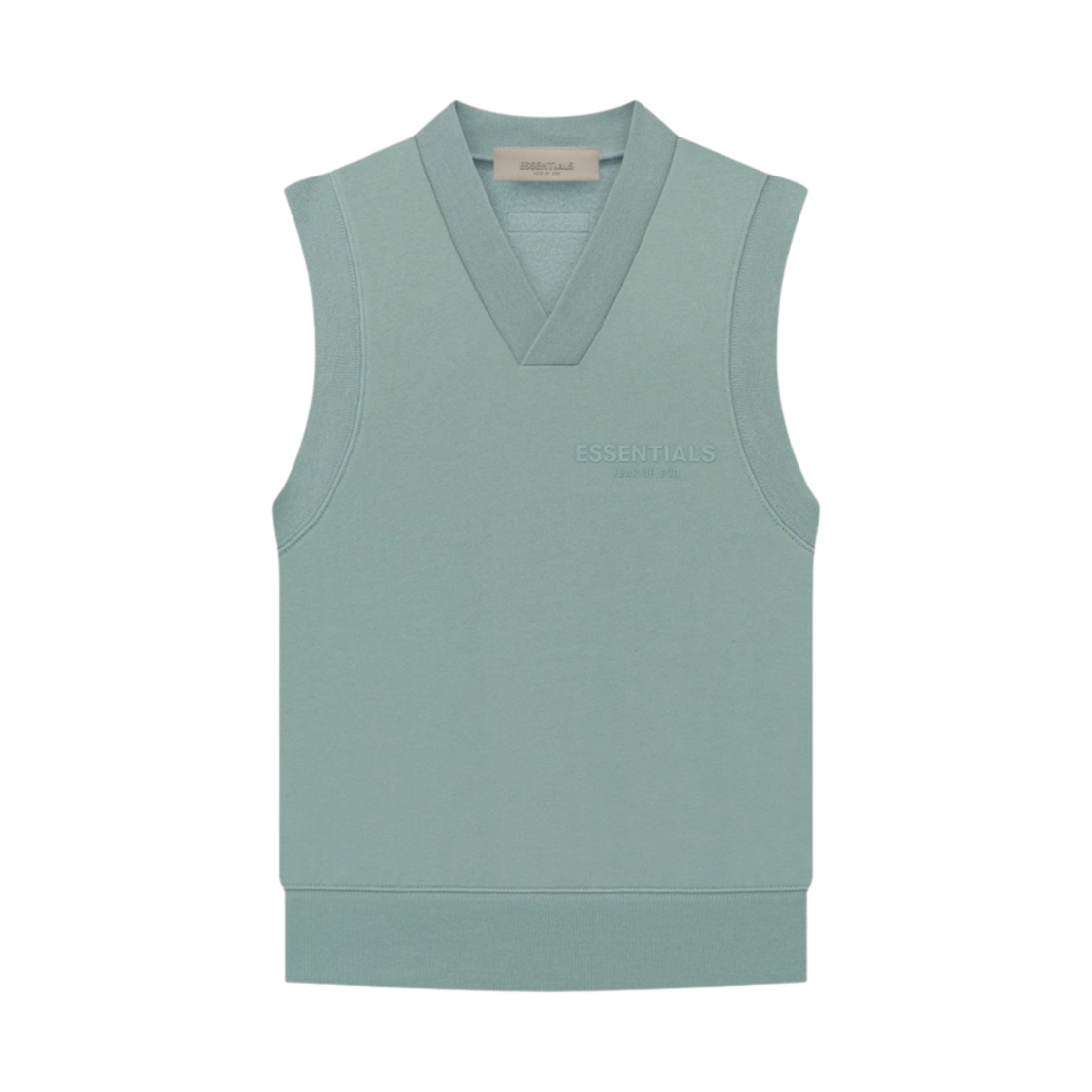 (W) 에센셜 풀오버 브이넥 베스트 시카모어 - 23SS((W) Essentials Pullover V-Neck Vest Sycamore - 23SS) - 1