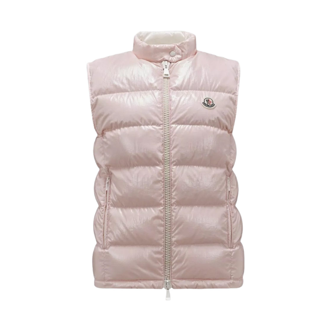 J1-093-1A00066-597EU-519 (W) Moncler Alcibia Down Gilet Pink - 24SS - 대표 이미지 #1