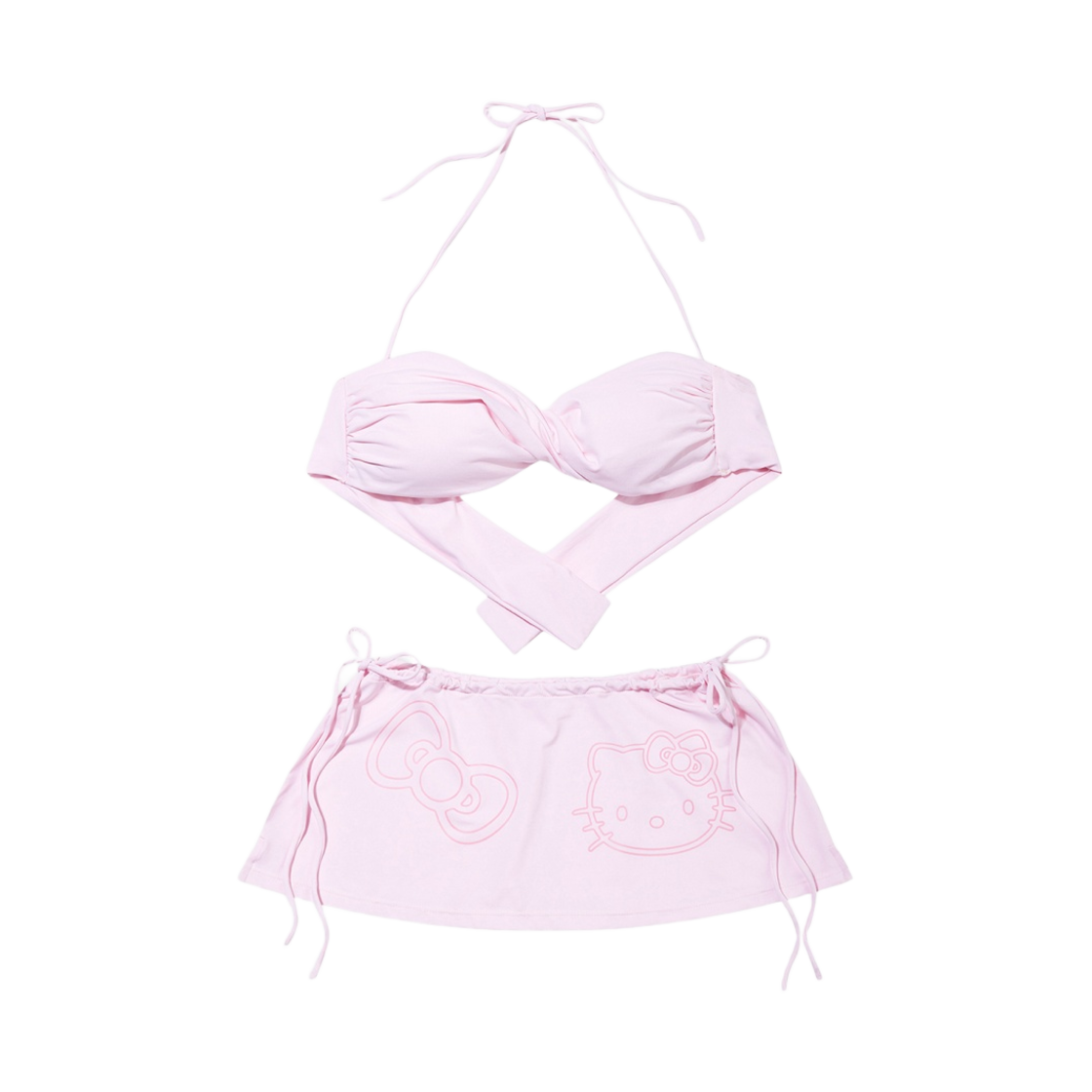 Open yy 水着　　hello kittyコラボ OPEN YY] HELLO KITTY X YY BIKINI 3 PIECE SET (OPEN