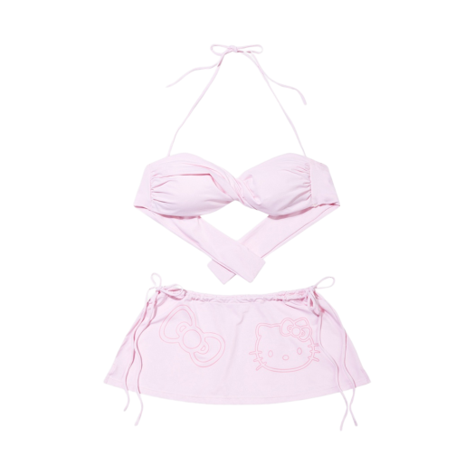希少　新品　HELLO KITTY OPEN YY BIKINI ビキニ　水着 OPEN YY] HELLO KITTY X YY BIKINI 3 PIECE SET