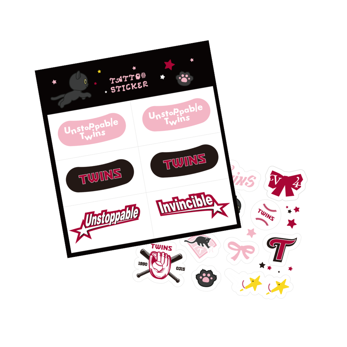 TWINS-BLOOMING-17 Twins x Bloomingtale Tattoo Sticker