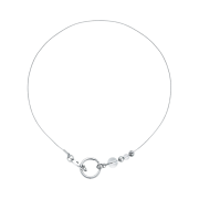 Sentiments No.315 Geometry Hook Neklace Silver