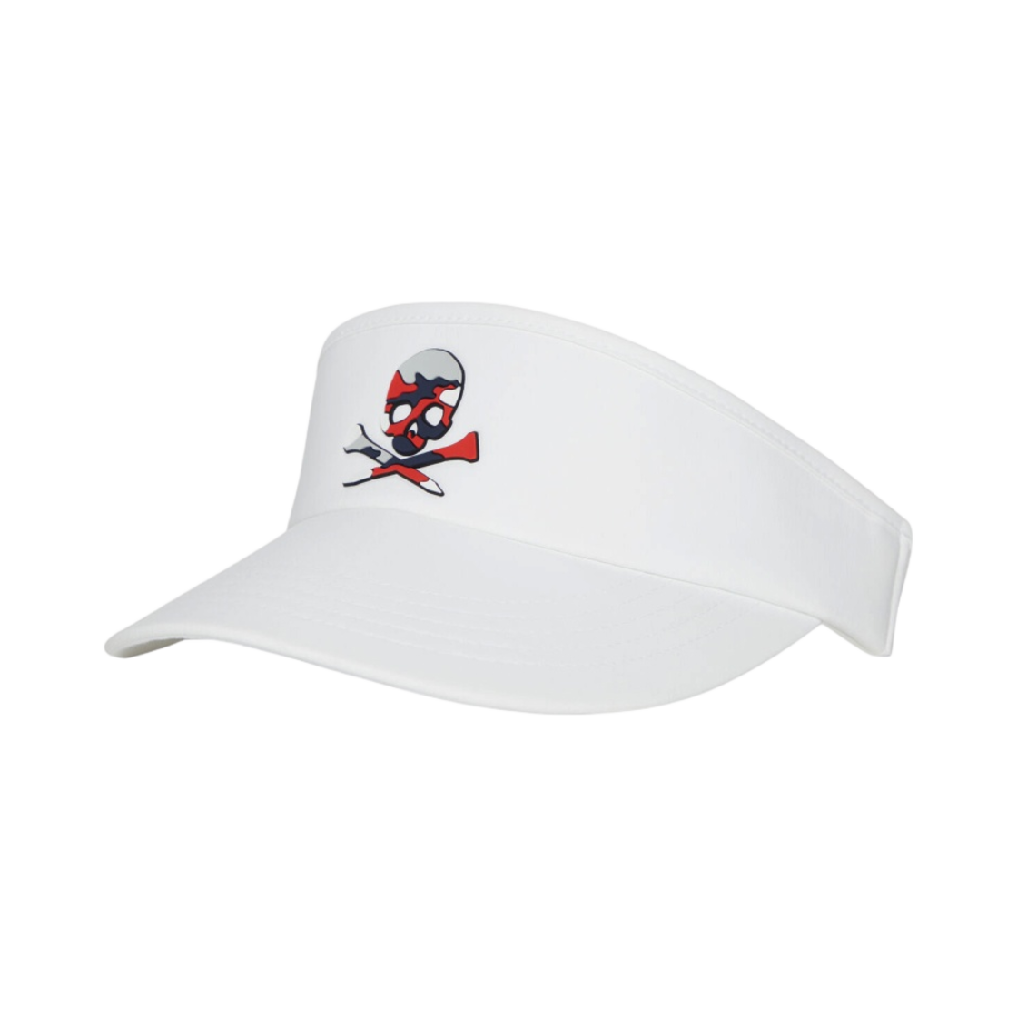 지포어 카모 스컬 & 티스 페더웨이트 테크 바이저 스노우(G/Fore Camo Skull & T's Featherweight Tech Visor Snow)