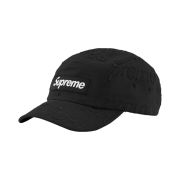Supreme Lasered Twill Camp Cap Black - 23SS