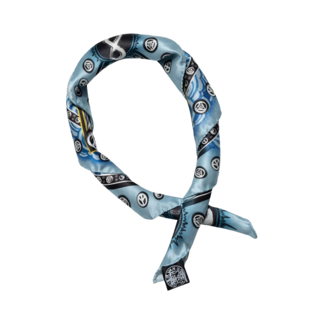 스투시 x 드리스 반 노튼 반다나 라이트 블루(Stussy x Dries Van Noten Bandana Light Blue) - 2