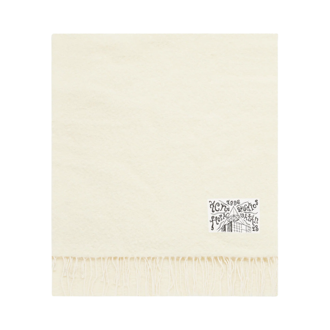 아크네 스튜디오 비비 머플러 크림 화이트(Acne Studios Vivy Muffler Cream White) - 2