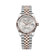 Rolex Datejust 31mm 278271 Floral Motif Silver Diamond-Set Jubilee