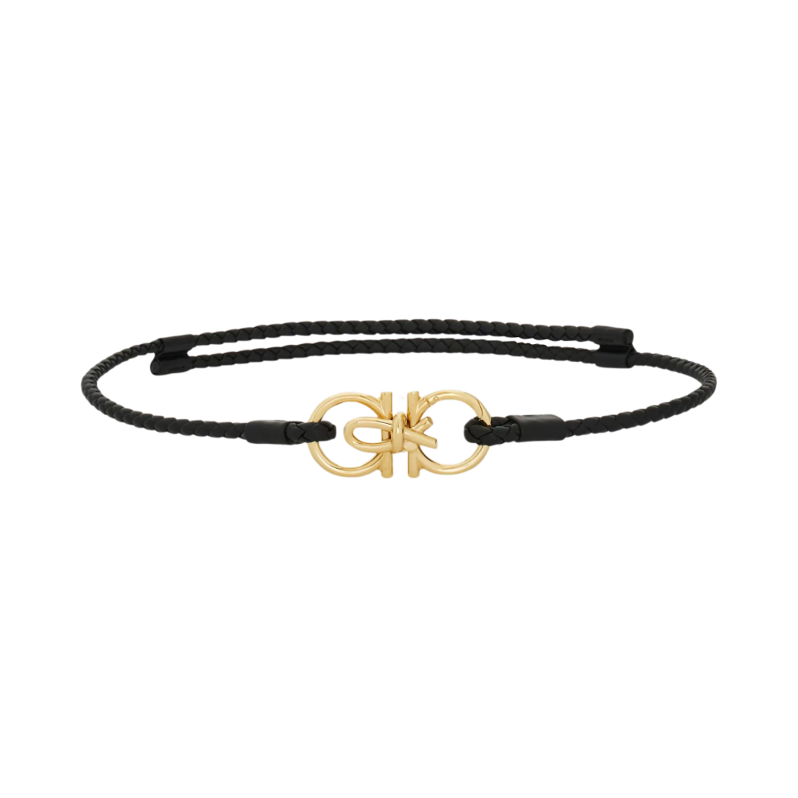 (W) 페라가모 간치니 벨트 블랙((W) Ferragamo Gancini Belt Black) - 1