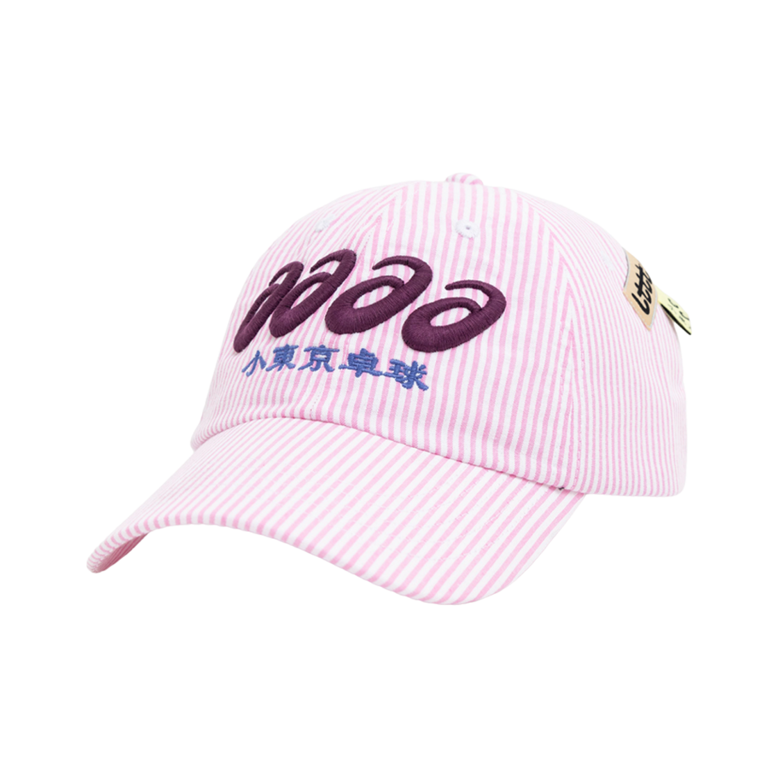 리틀 도쿄 테이블 테니스 x 아식스 AAAA 캡 핑크 스트라이프(LTTT x Asics AAAA Cap Pink Stripe)