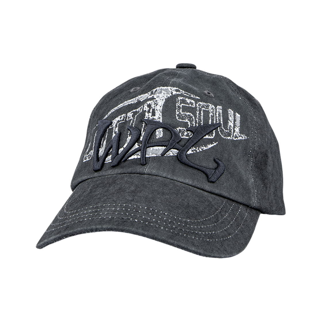 WL243WCA01UCHG MELLOW Lotta Soul Street Ball Cap Charcoal