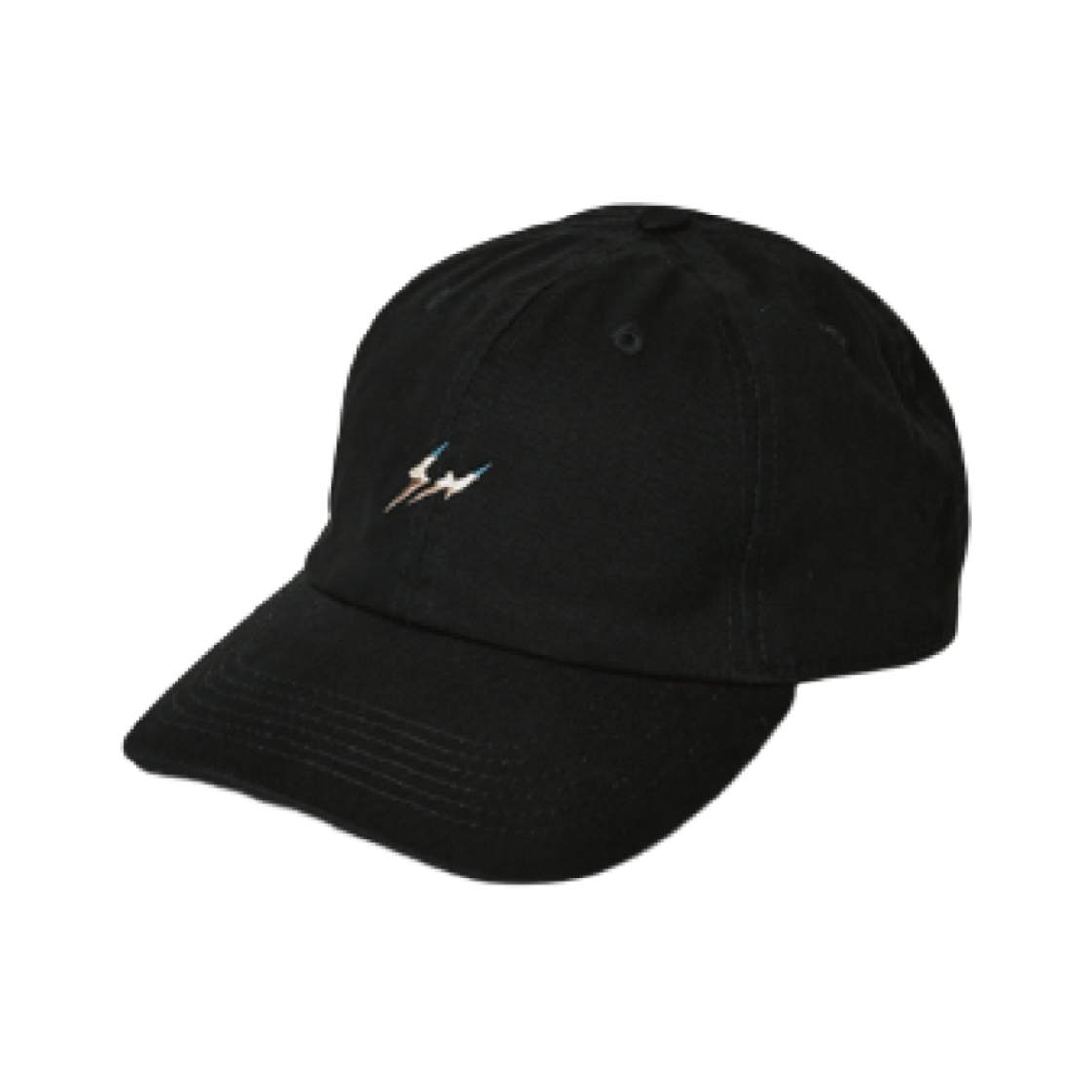 프라그먼트 x 포켓몬 INN 프로젝트 TBP 6 패널 캡 잠만보 블랙(Fragment x Pokemon INN Thunderbolt Project TBP 6 Panel Cap Kabigon Black)