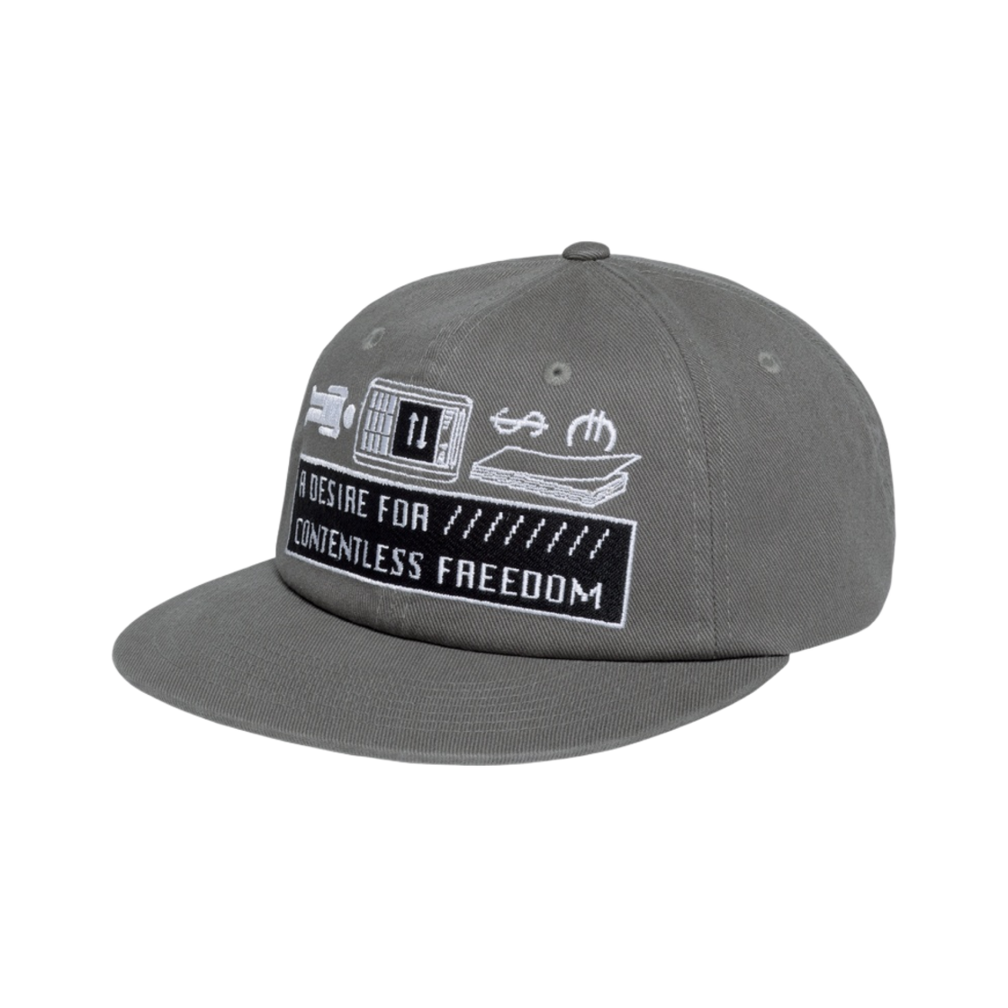 카브엠트 컨텐트리스 캡 차콜 - 24FW(Cav Empt Contentless Cap Charcoal - 24FW)