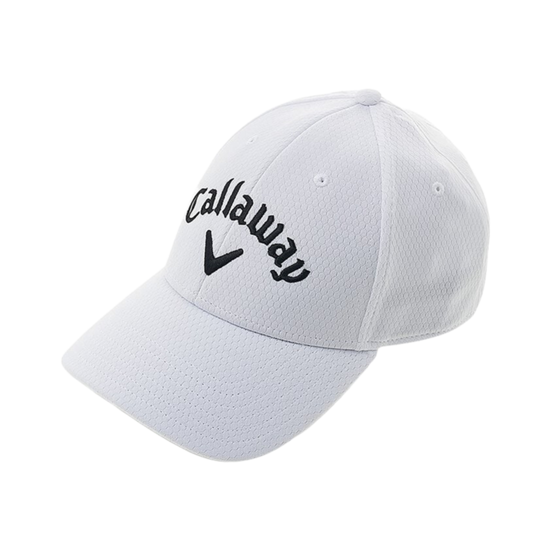 (W) 캘러웨이 사이드 크레스티드 캡 화이트((W) Callaway Side Crested Cap White)