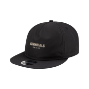Essentials x New Era Retro Crown Strapback Black