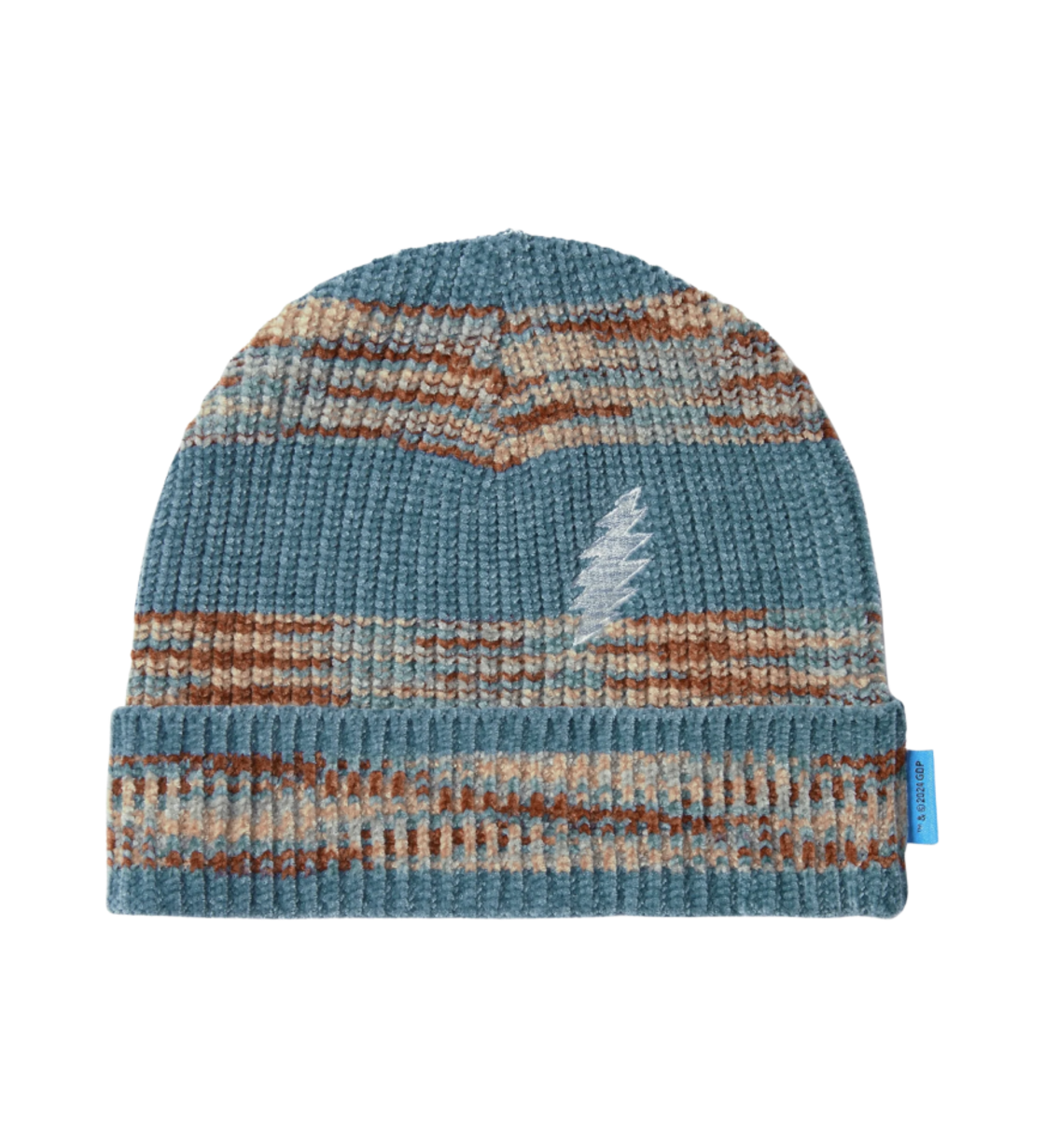 GD243WHWBE02BLU thisisneverthat x Grateful Dead Lightning Velvet Kint Beanie Blue