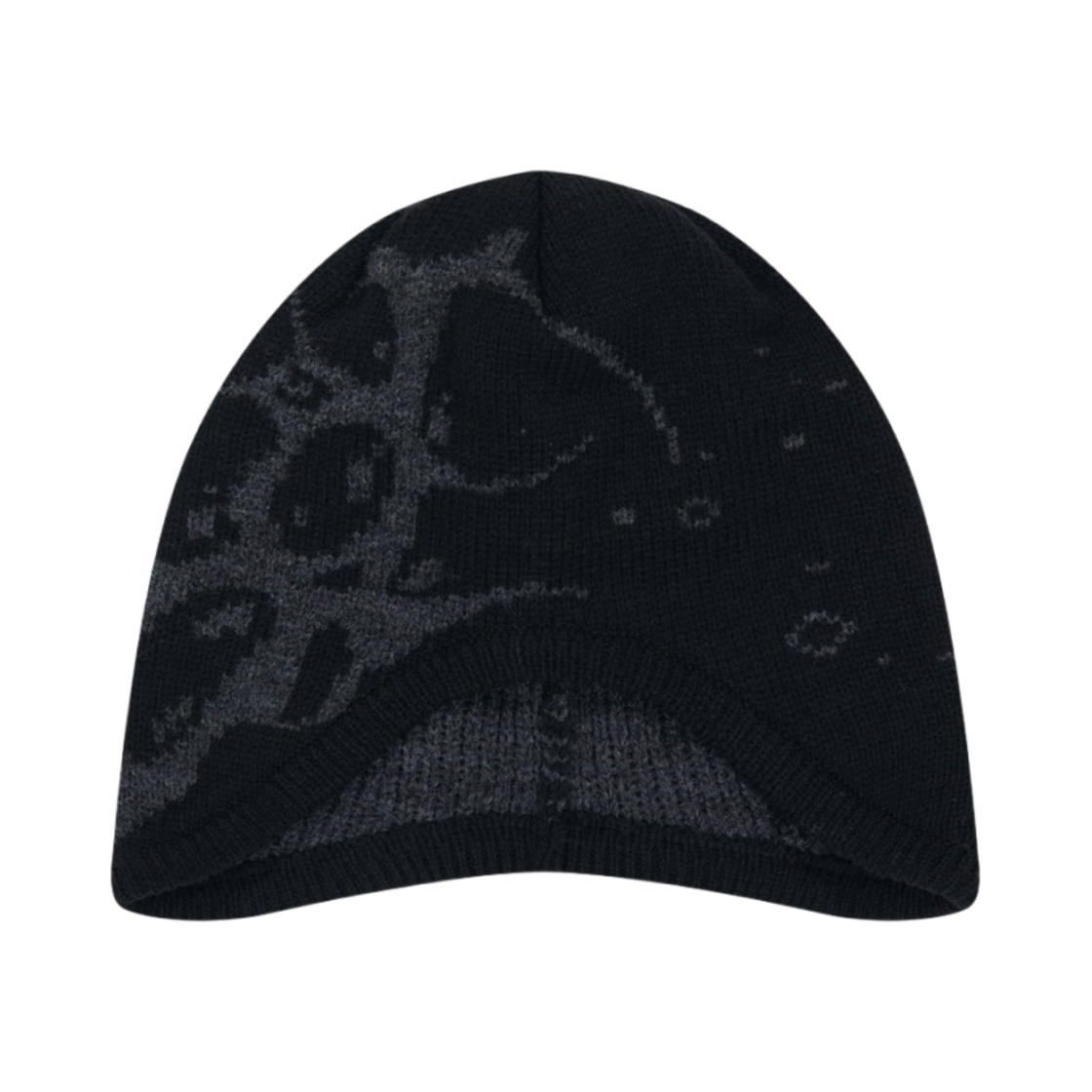 SG2403CA05BK Sansan Gear Spike Ear Flap Beanie Black - 24FW