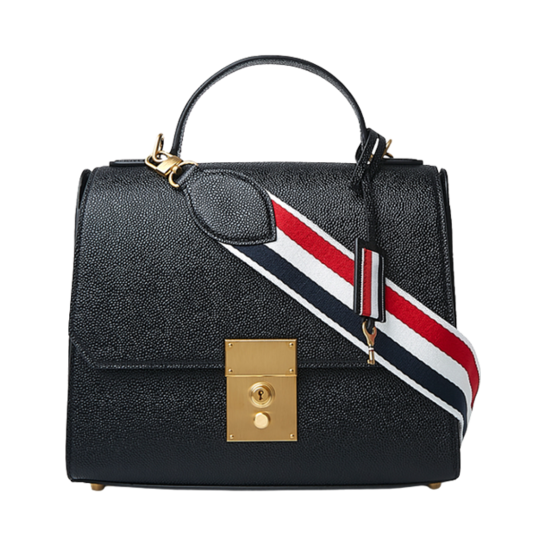 톰브라운 미세스 플랩 크로스바디백 블랙(Thom Browne Mrs. Flap Crossbody Bag Black)