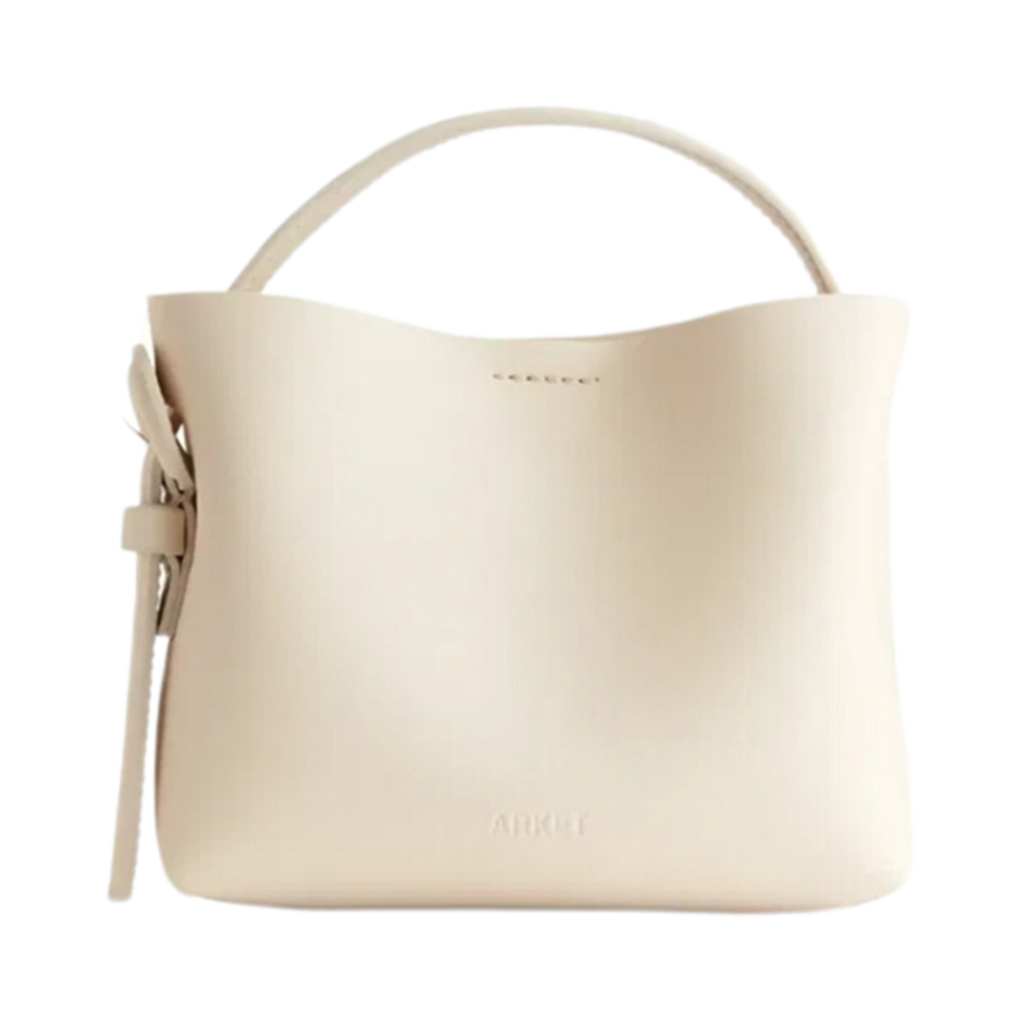 1082656-002 Arket Small Leather Crossbody Bag Vanilla