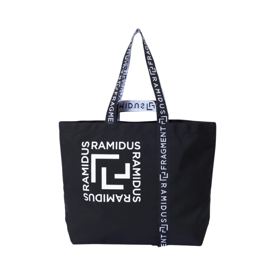 라미더스 x 프라그먼트 디자인 토트백 L 블랙(Ramidus x Fragment Design Tote Bag L Black) - 2