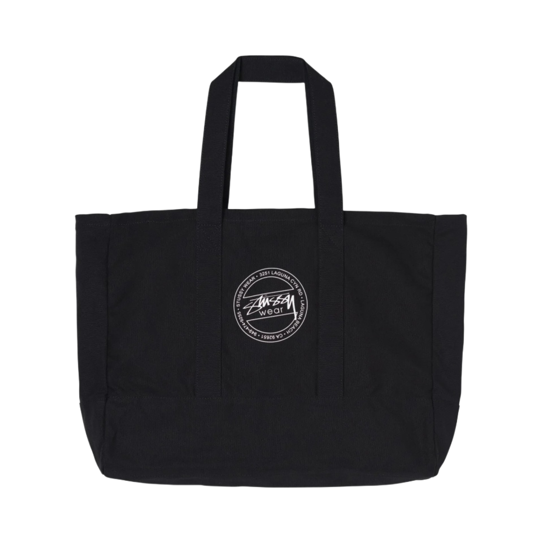 스투시 캔버스 토트백 블랙 | Stussy | KREAM