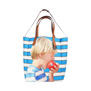 JW Anderson Belt Logo Tote Bag Blue White