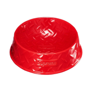 Supreme Diamond Plate Dog Bowl Red - 23SS