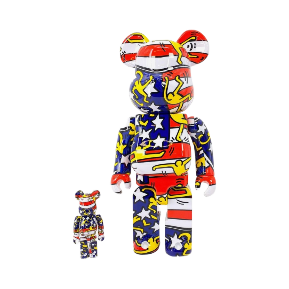 베어브릭 키스 해링 디자이너콘 100% & 400% 세트(Bearbrick Keith Haring DesignerCon 100% & 400% Set) - 1