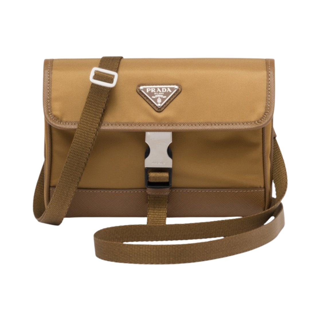 프라다 리나일론 사피아노 레더 스마트폰 케이스 토바코(Prada Re-Nylon Saffiano Leather Smartphone Case Tobacco) - 1