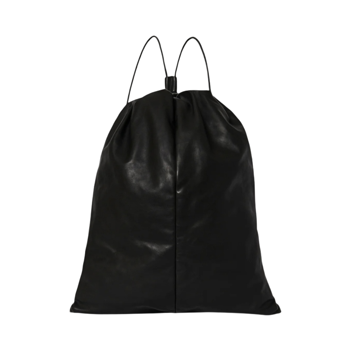 더 로우 퍼피 레더 백팩 블랙(The Row Puffy Backpack in Leather Black) - 1
